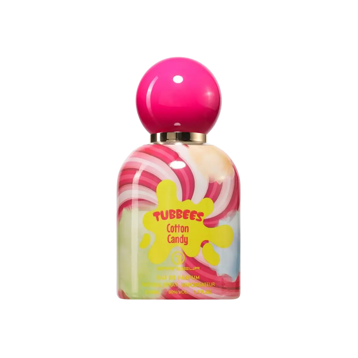 Parfymeflasken til TUBBEES Cotton Candy parfyme