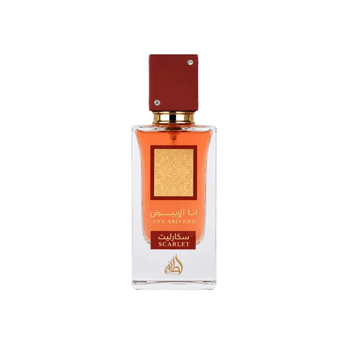 Parfymeflasken til Lattafa Ana Abiyedh Scarlet 60ml parfyme
