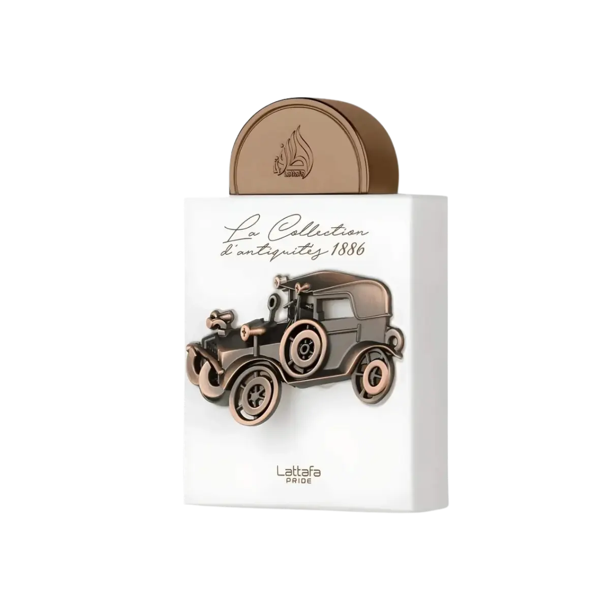 Parfymeflasken til Lattafa Pride La Collection D'antiquites 1886 (Car) parfyme