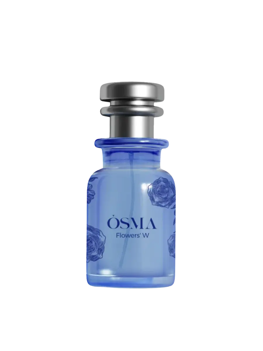 Parfymeflasken til Osma Flowers W parfyme