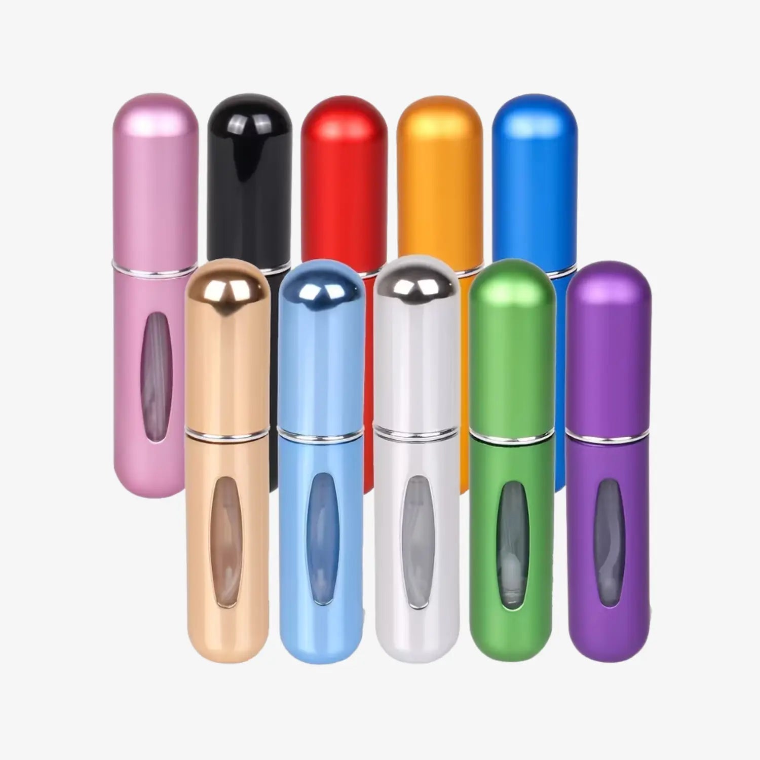 Mini påfyllbar parfymeflasker i flere farger – 5ml