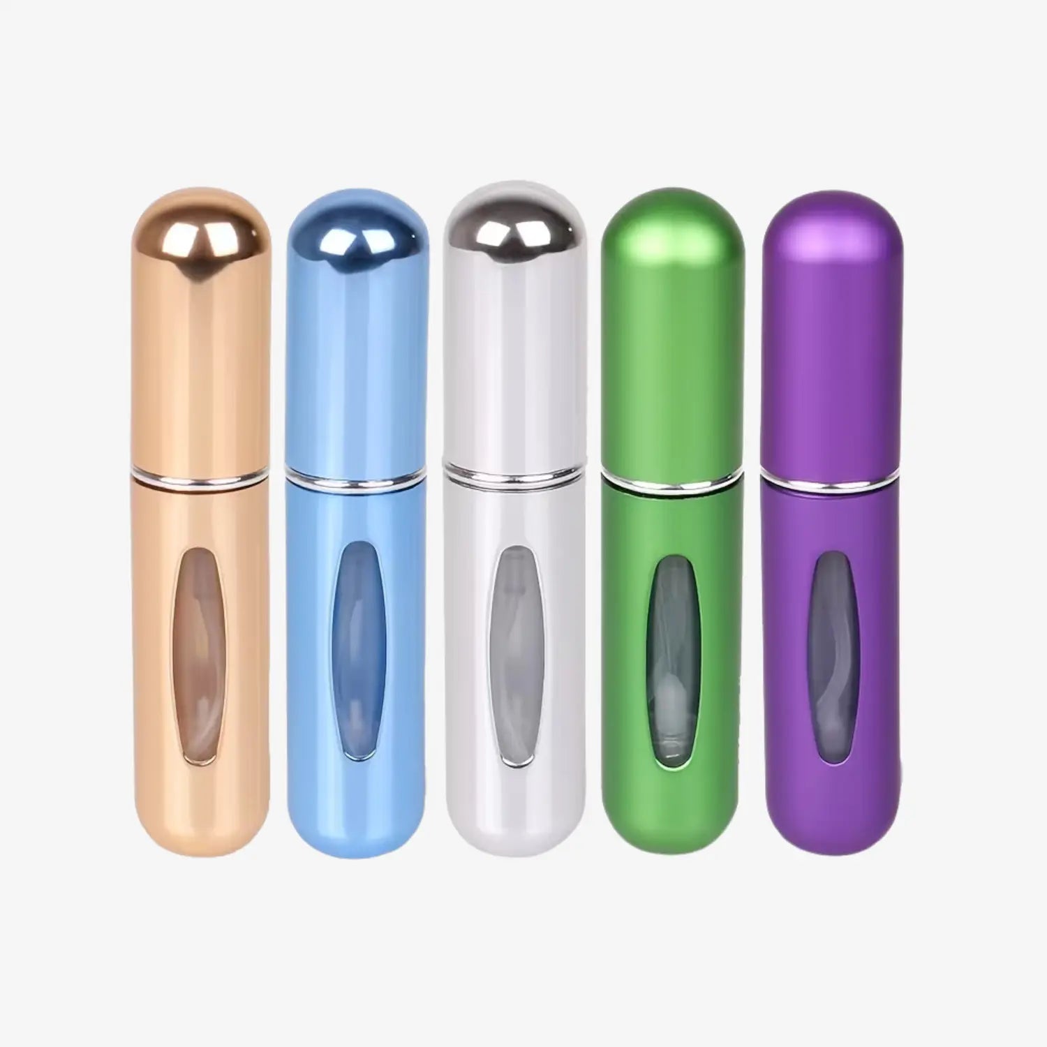 Mini påfyllbar parfymeflaske i flere farger – 5ml