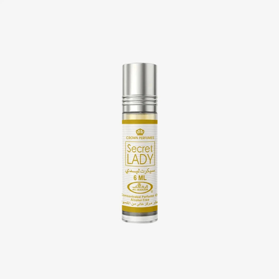 Bilde av parfymeflasken til Secret Lady Perfume Oil 6ml Al Rehab