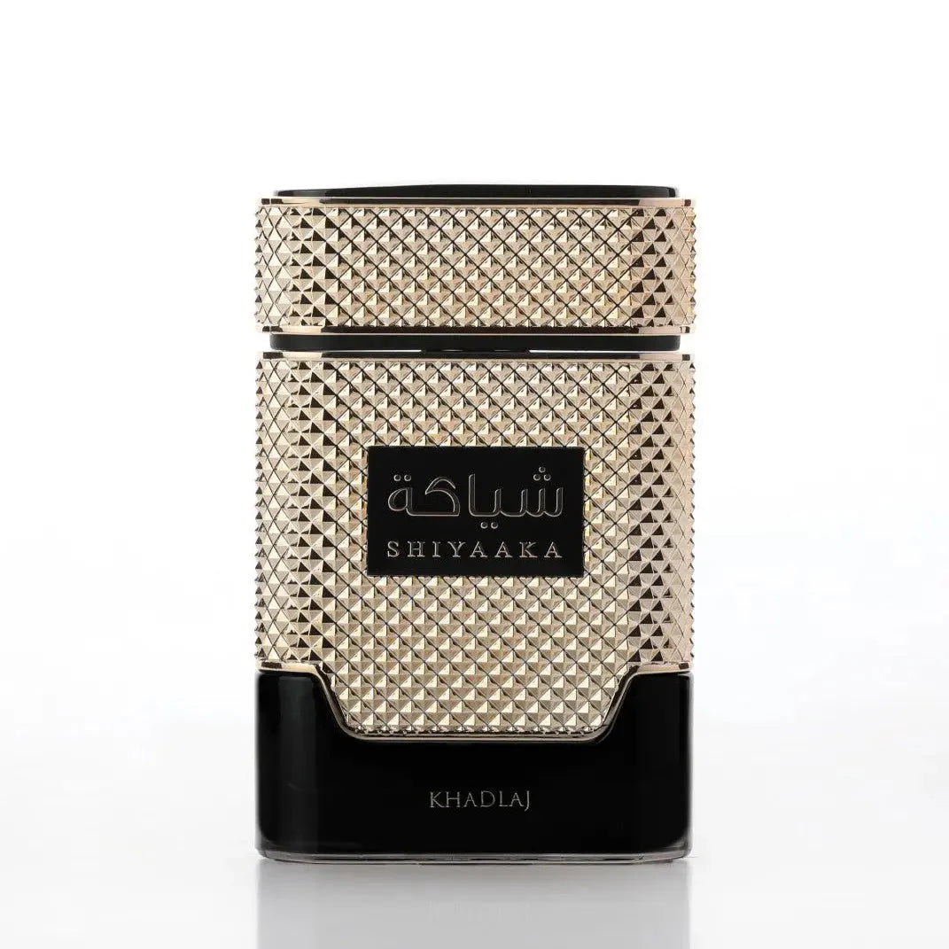 Parfymeflasken til Shiyaaka Gold Perfume 100ml EDP Khadlaj
