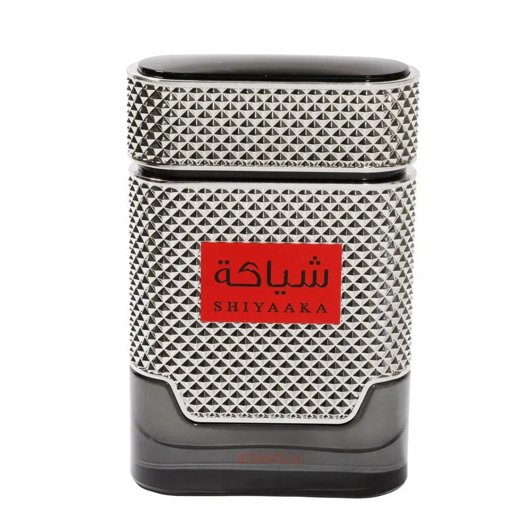 Parfymeflasken av Shiyaaka Silver For Men Perfume 100ml EDP Khadlaj
