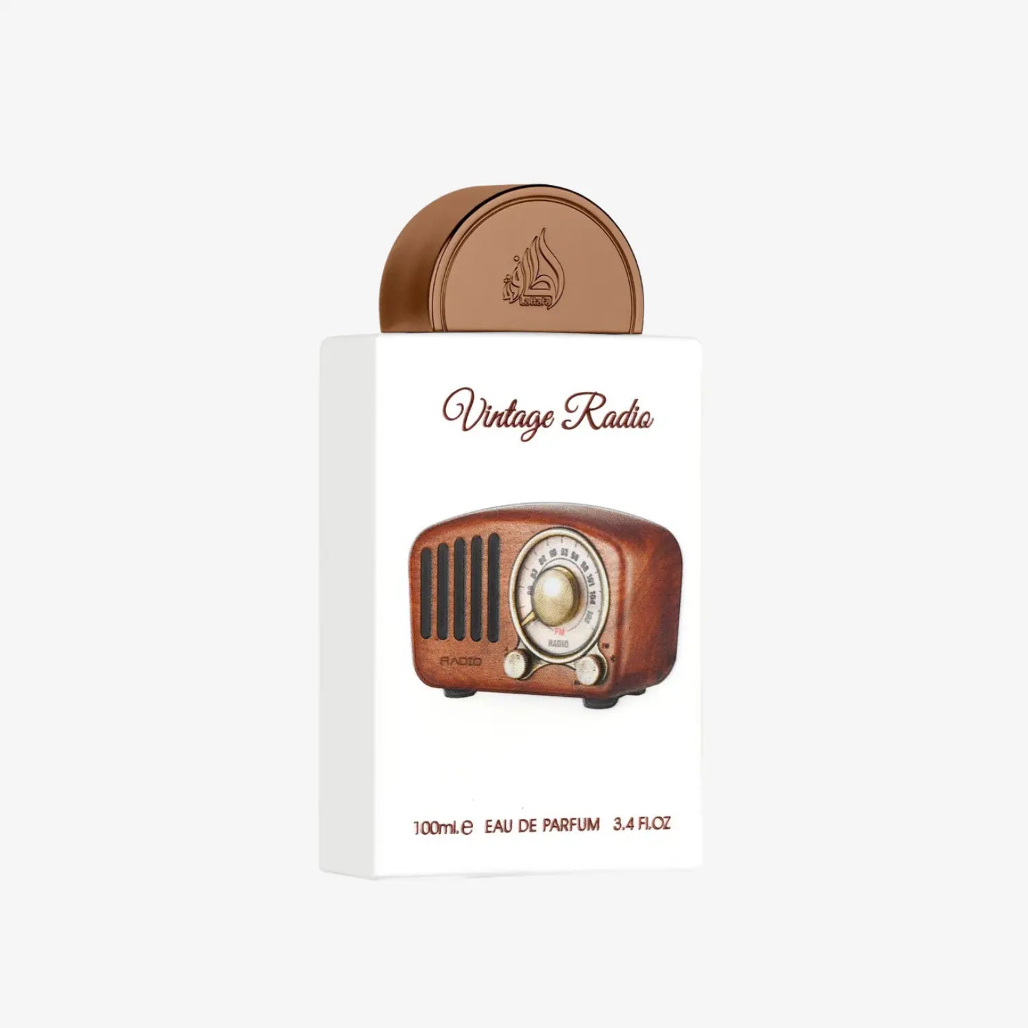 Parfymeflasken til Vintage Radio Perfume 100ml EDP Lattafa Pride