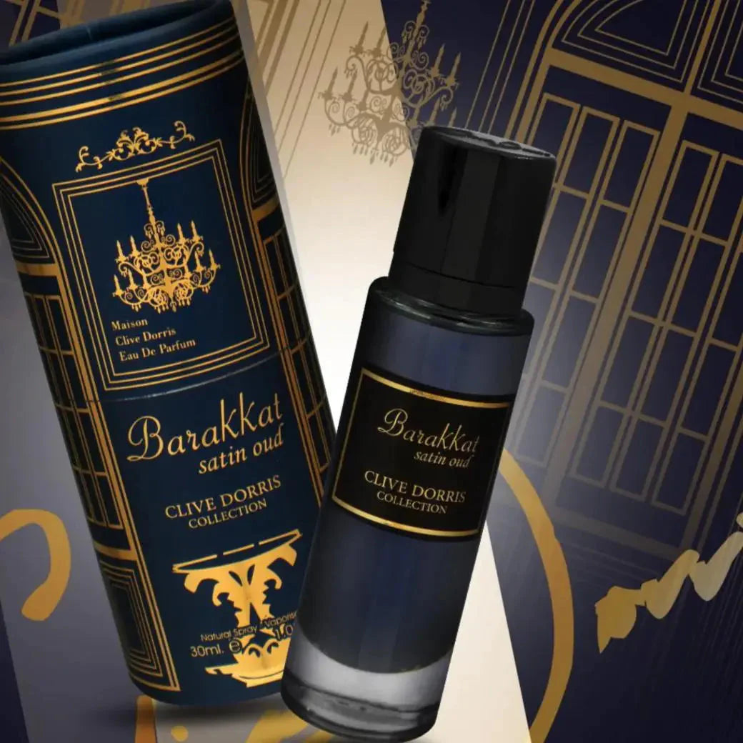 Barakkat Satin Oud Perfume 30ml by Clive Dorris