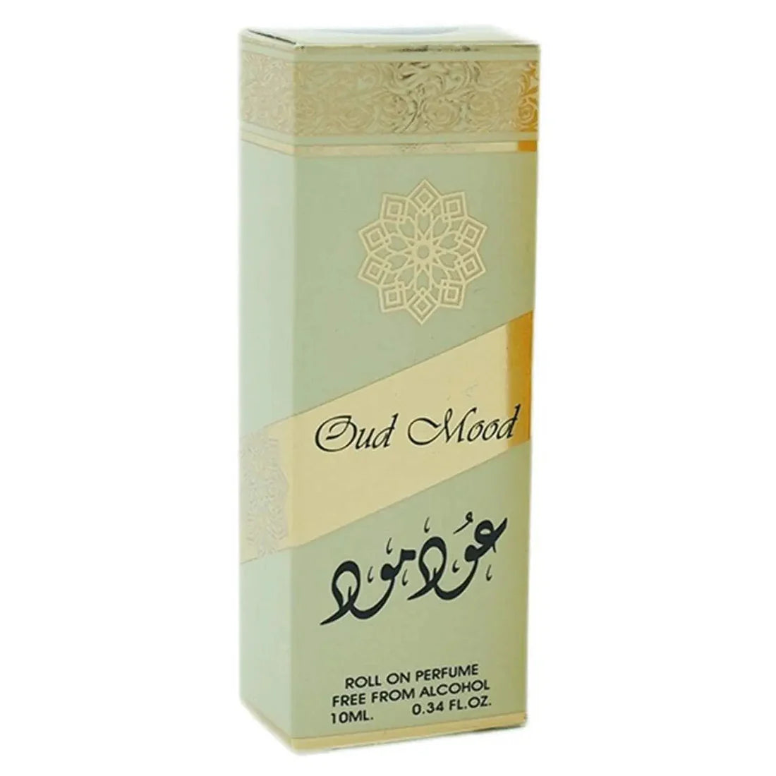 Bilde av esken til Lattafa Oud Mood Perfume Oil 10ml Ard Al Zaafaran