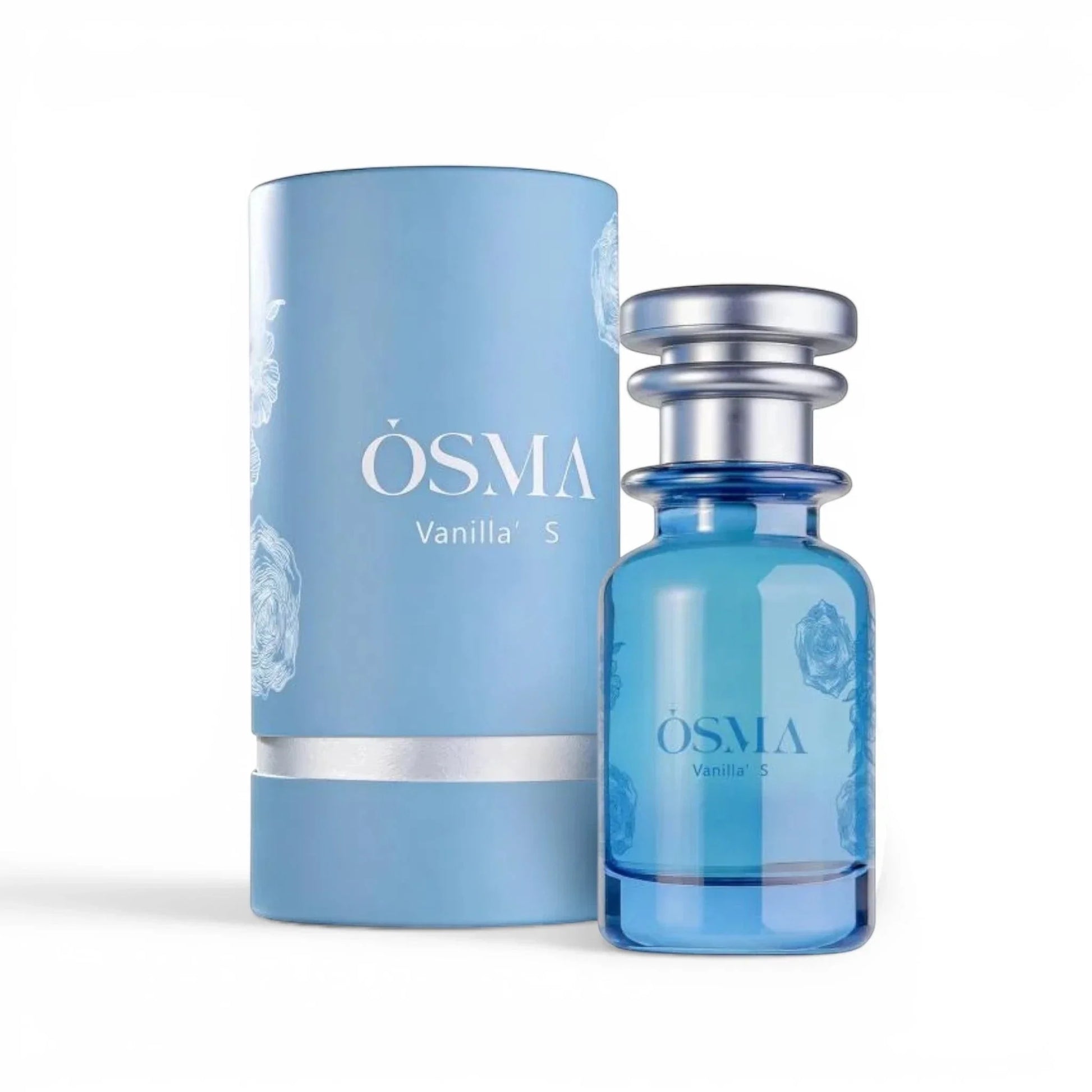 Esken og parfymeflasken til Osma Vanilla S